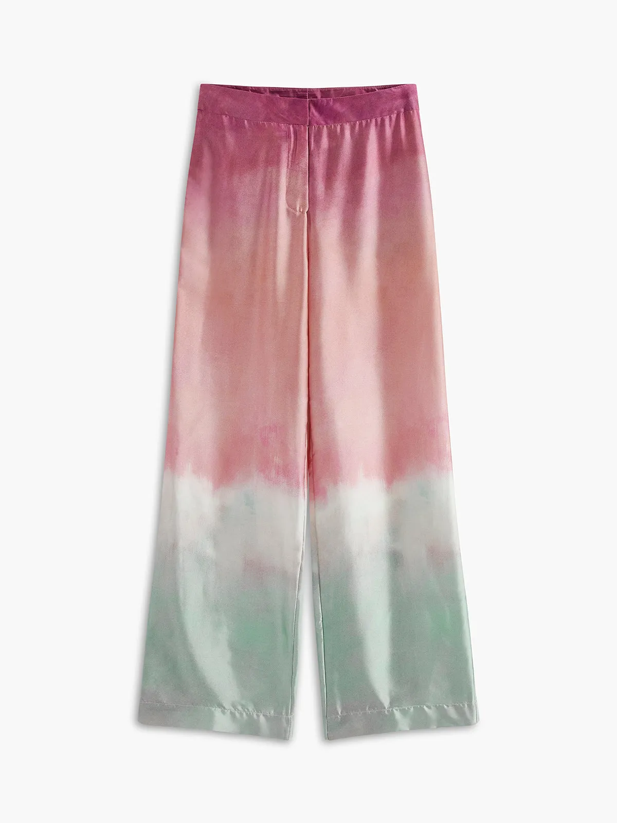 Ombre Lapel Wide-Leg Pants Set sold by COMMENSE product image thumbnail 4