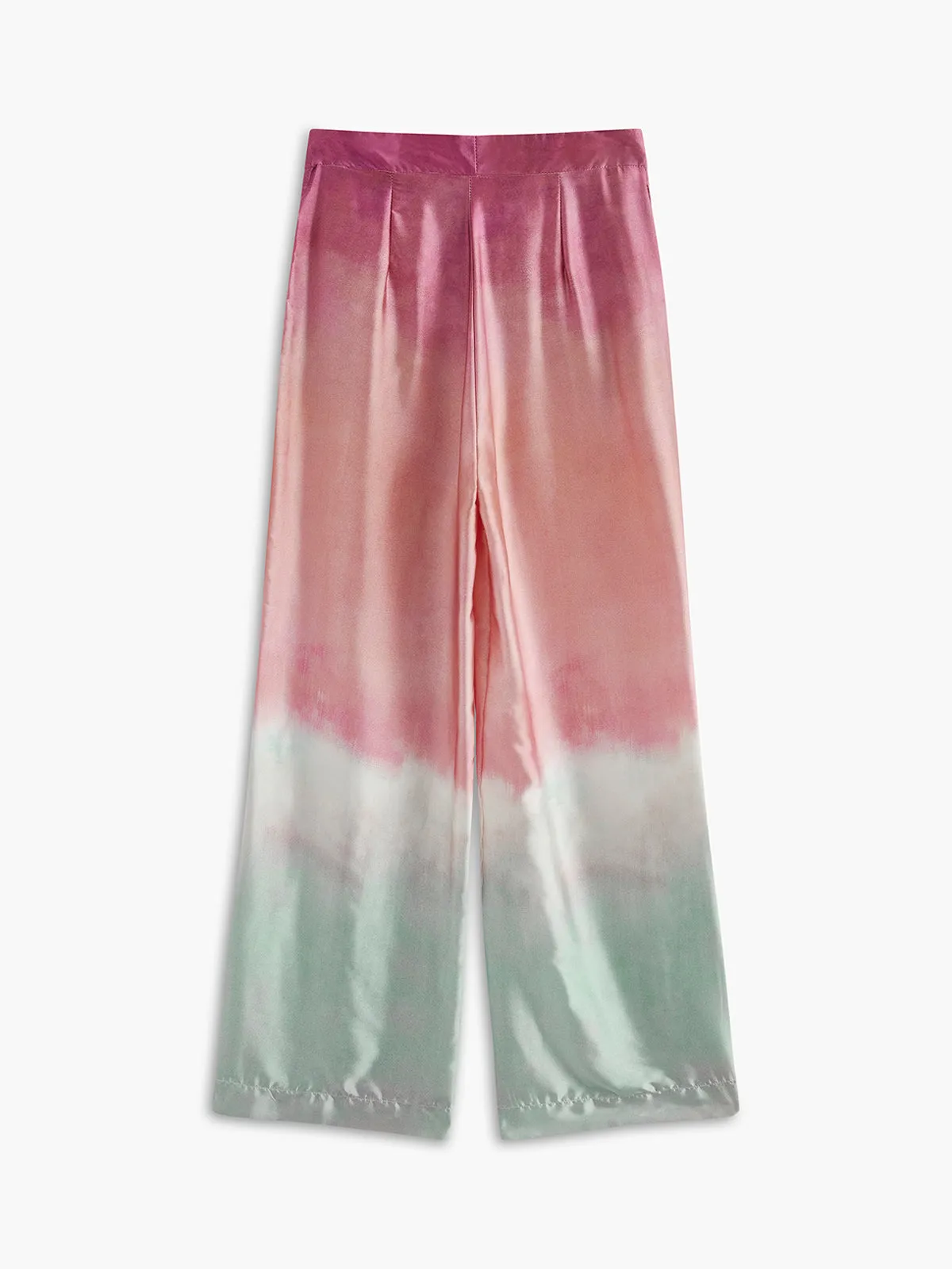 Ombre Lapel Wide-Leg Pants Set sold by COMMENSE product image thumbnail 5