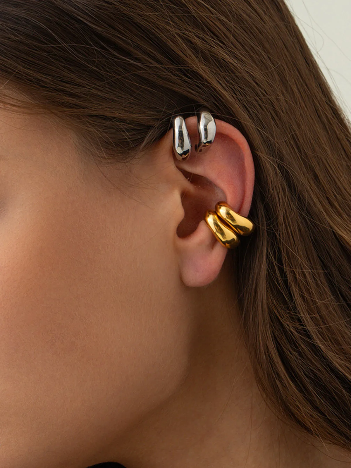 Chunky Hoop Ear Cuff sold by COMMENSE product image thumbnail 5