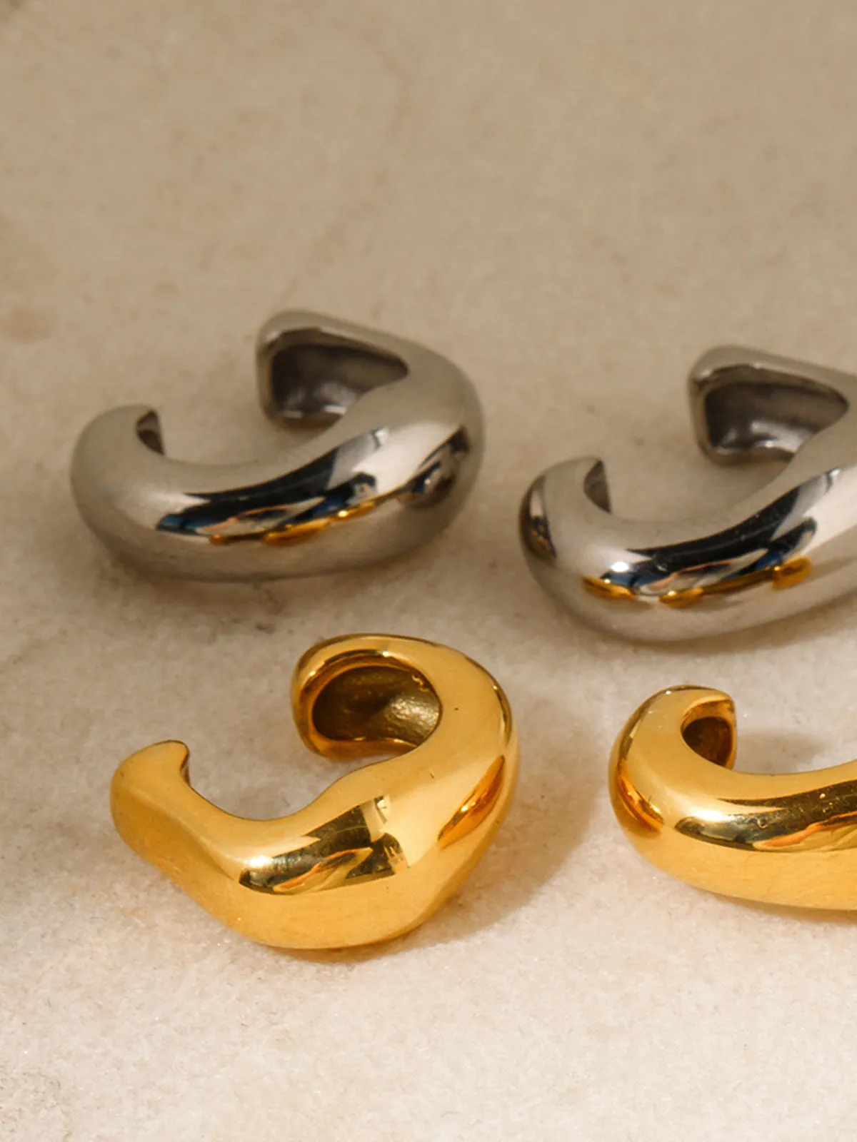 Chunky Hoop Ear Cuff sold by COMMENSE product image thumbnail 3