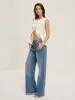 Raw Hem Piping Denim Jean sold by COMMENSE