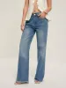 Raw Hem Piping Denim Jean sold by COMMENSE