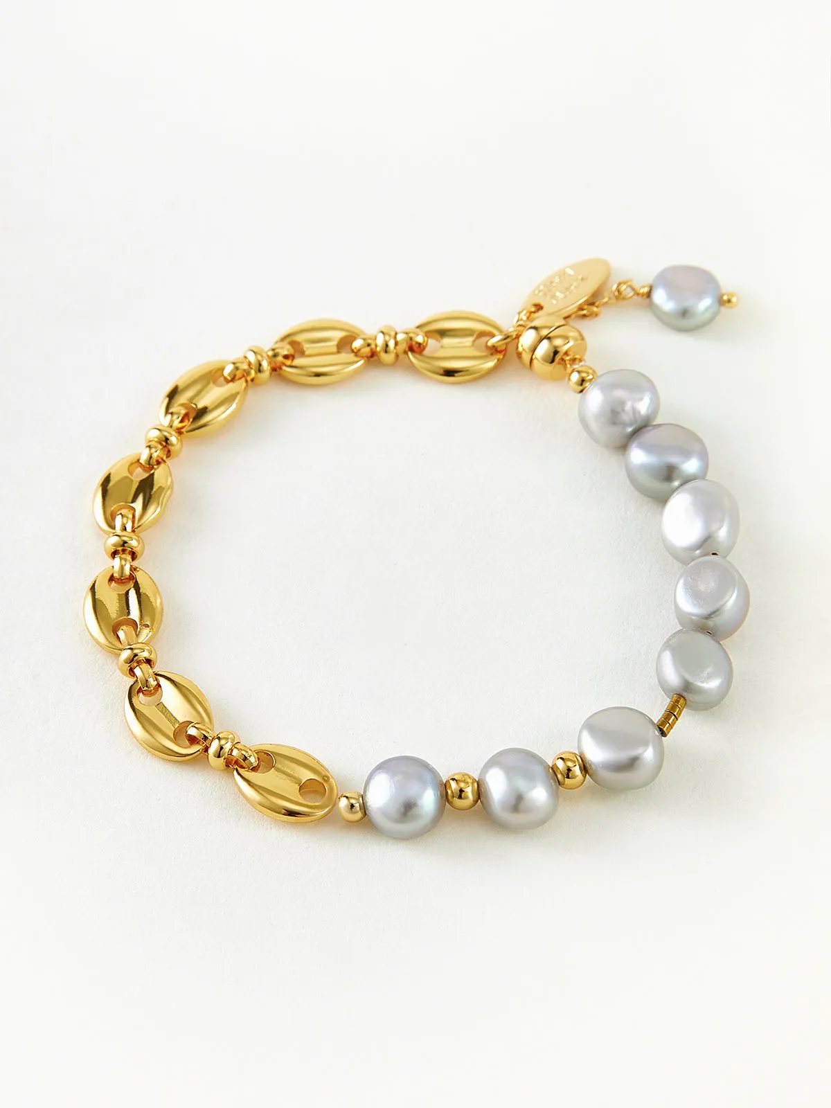 Two Tone Magnetic Bracelet sold by COMMENSE product image thumbnail 4