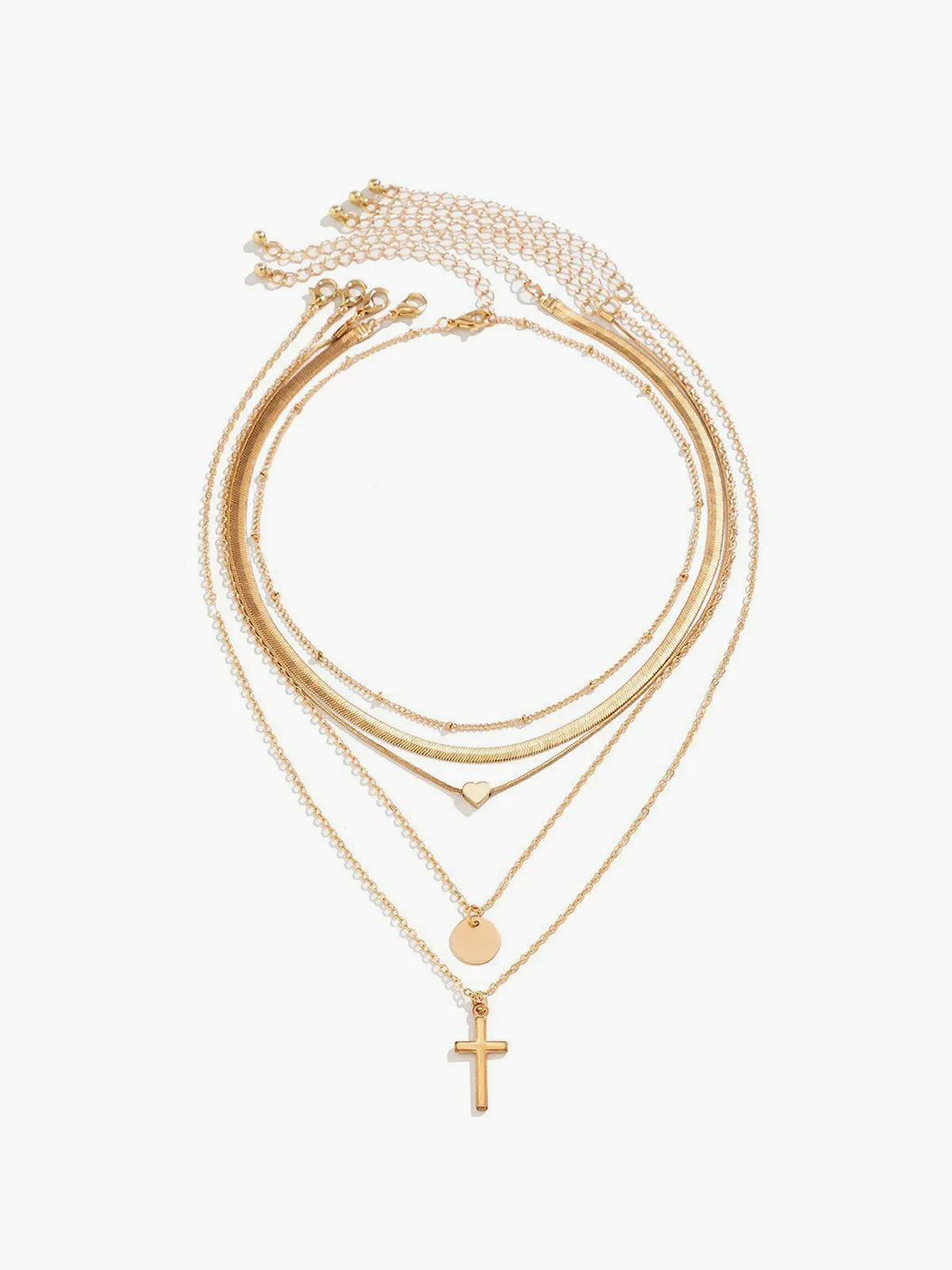 Multi-Layered Stacking Pendant Necklace sold by COMMENSE product image thumbnail 2