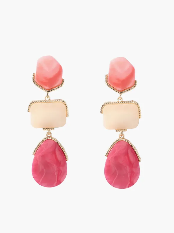 Boheme Geometrical Drop Earrings sold by COMMENSE