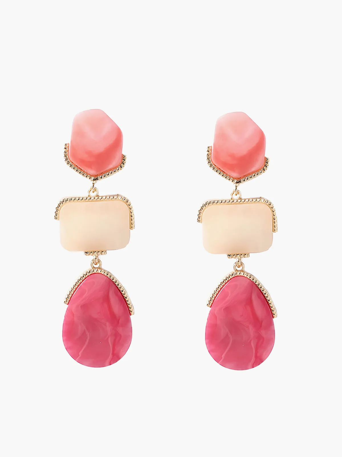 Boheme Geometrical Drop Earrings sold by COMMENSE