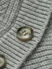Criss Cross Button Sweater sold by COMMENSE