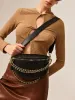 Chain Decor Zipper Shoulder Bag sold by COMMENSE