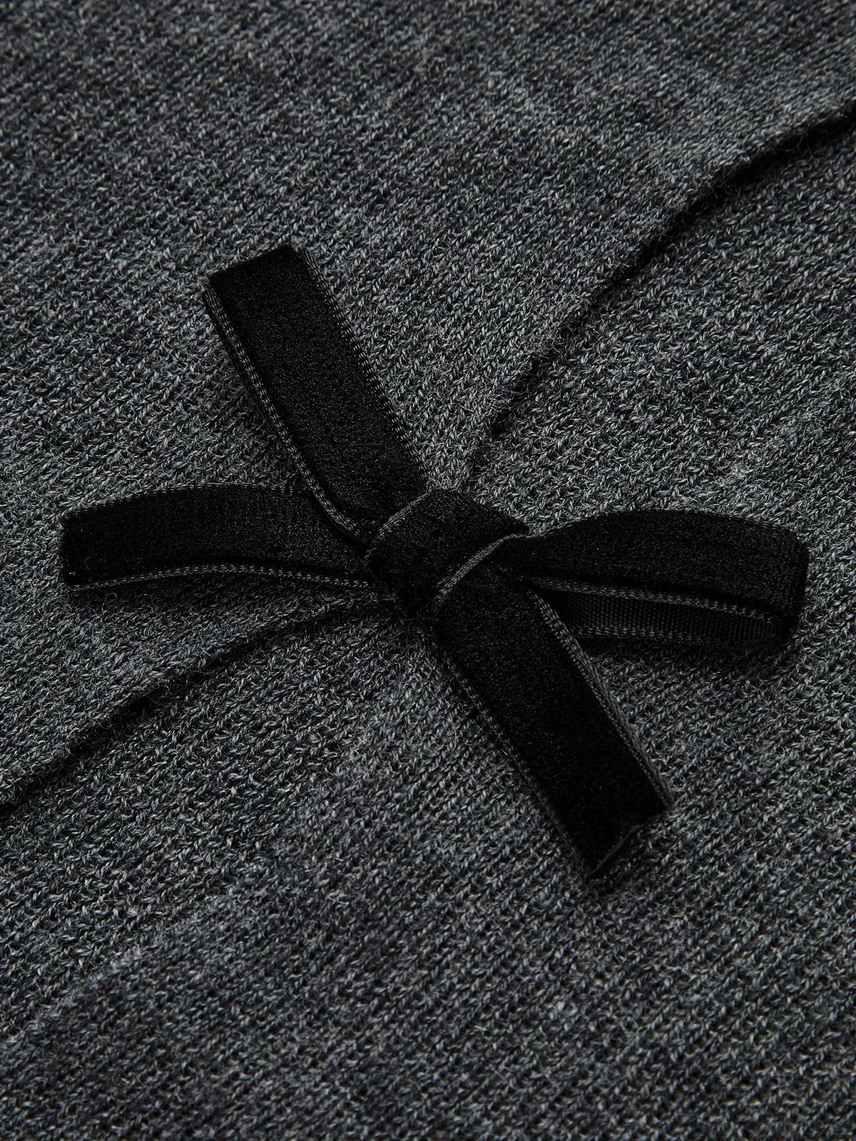 Bow Decor Slim Knit Top sold by COMMENSE product image thumbnail 3