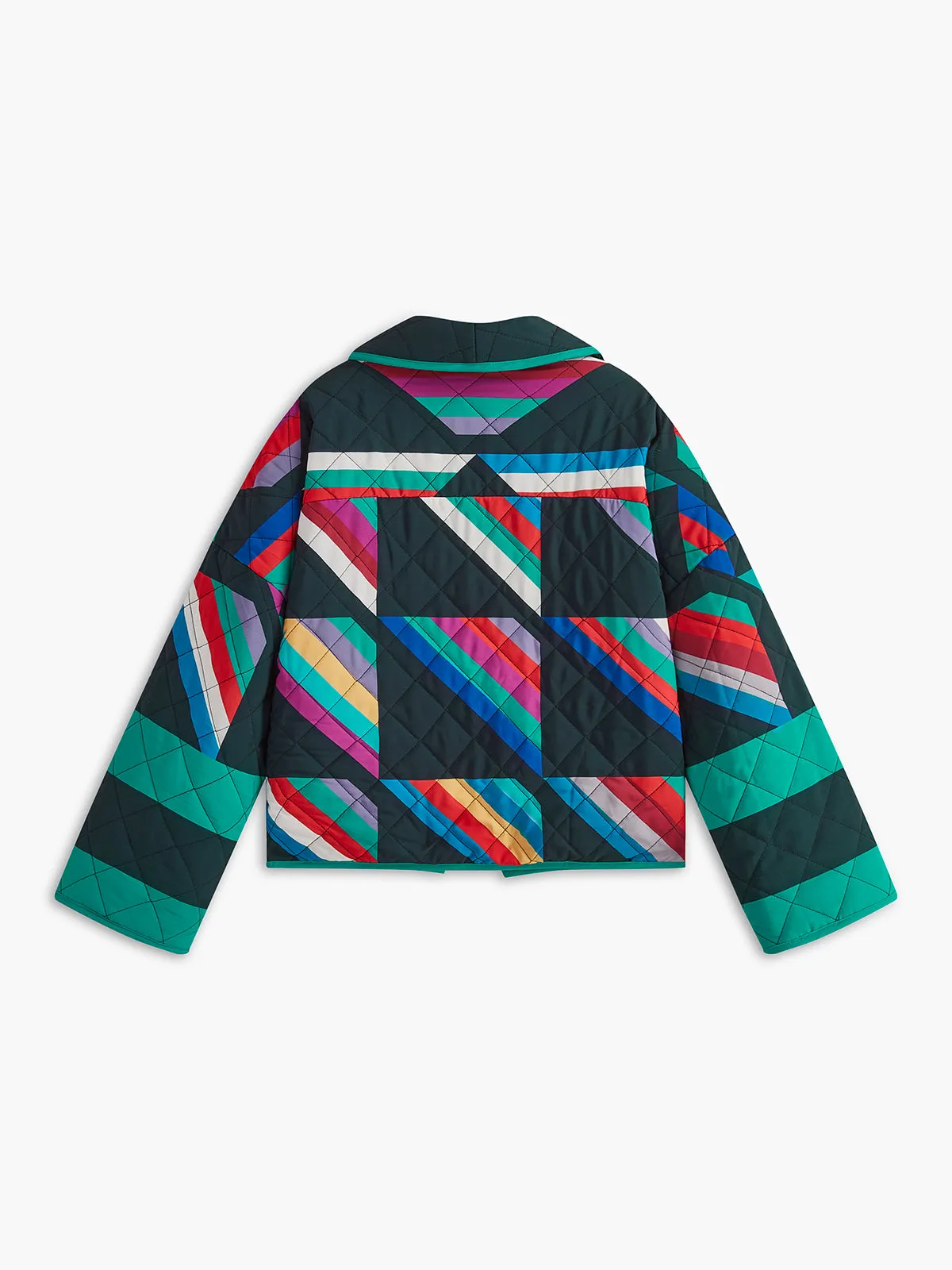 Color Block Lapel Winter Coat sold by COMMENSE product image thumbnail 2