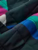 Color Block Lapel Winter Coat sold by COMMENSE