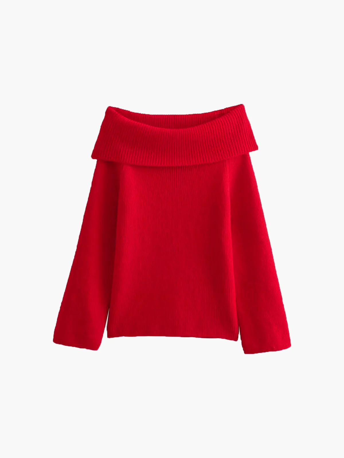 Off-Shoulder Loose Sweater sold by COMMENSE product image thumbnail 2