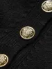 Turtleneck Button Belted Sweater Dress sold by COMMENSE