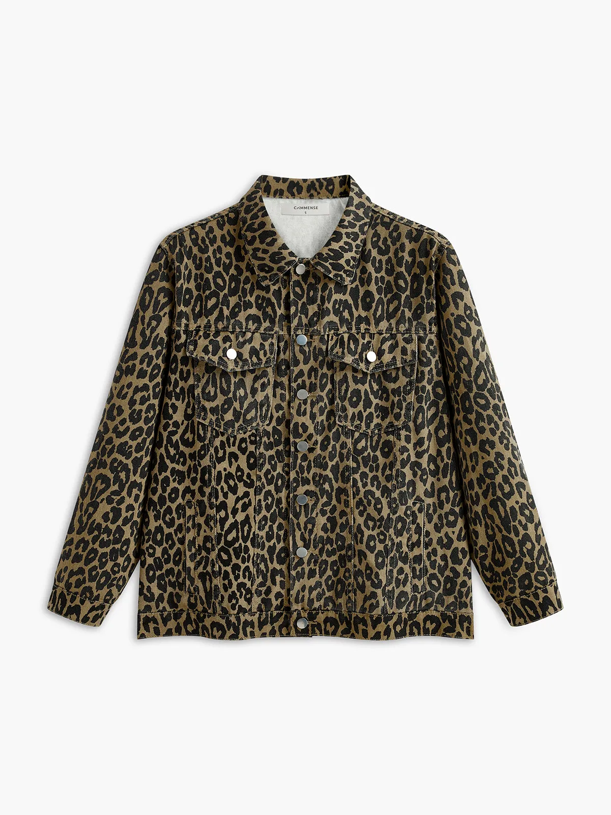 Leopard Printed Button Blazer sold by COMMENSE product image thumbnail 3