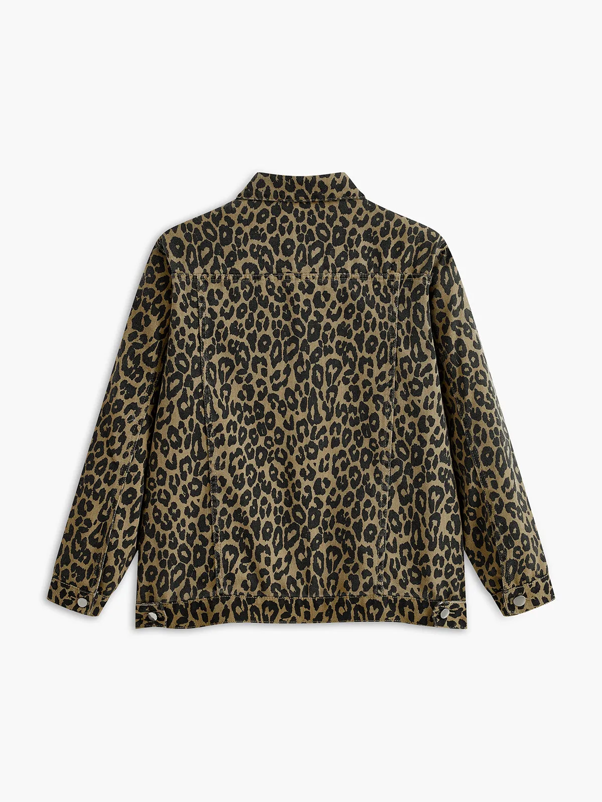 Leopard Printed Button Blazer sold by COMMENSE product image thumbnail 4