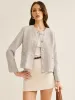 Crew Neck Breasted Jacket sold by COMMENSE