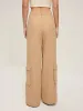 Flap Pockets Wide-Leg Pants sold by COMMENSE