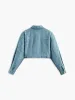Sequins Decor Crop Jacket sold by COMMENSE