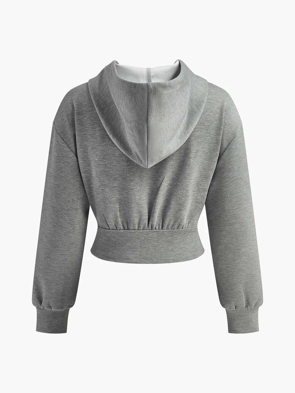 Athleisure Zipper Slim Hoodie sold by COMMENSE product image thumbnail 2