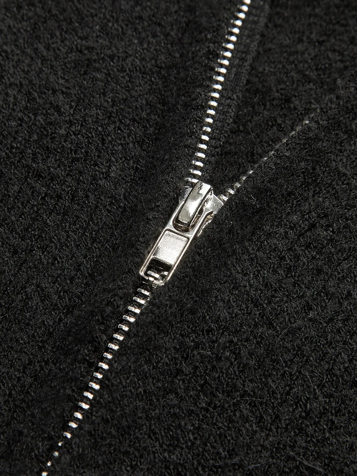 Jacquard Zipper Lapel Sweater sold by COMMENSE product image thumbnail 3