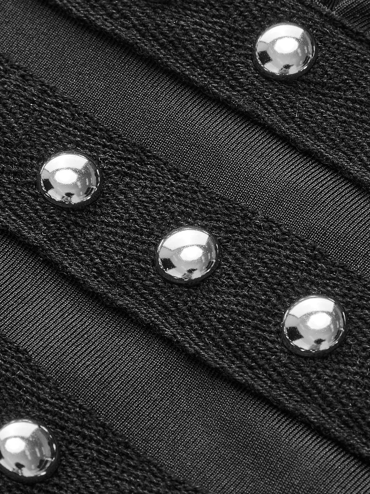 Studded Detail Ruffle Halter Top sold by COMMENSE product image thumbnail 4