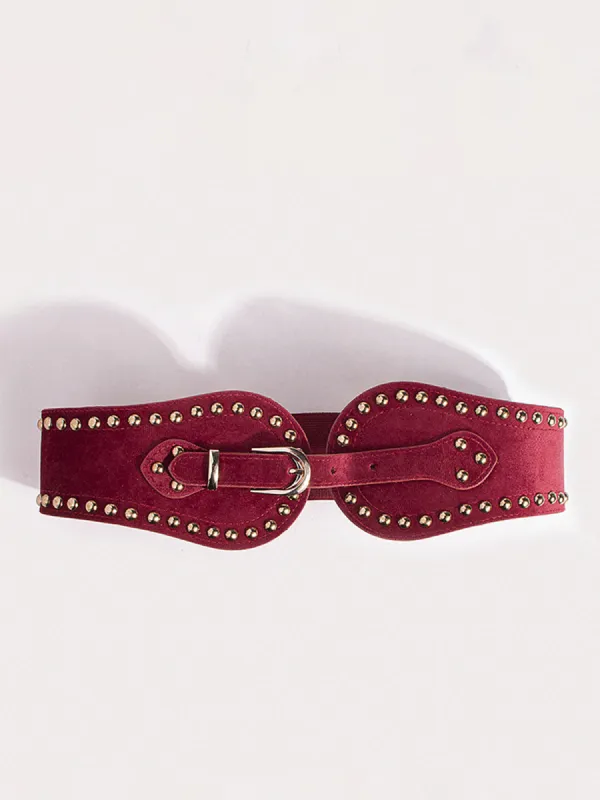 Boheme Studded Buckle Belt sold by COMMENSE