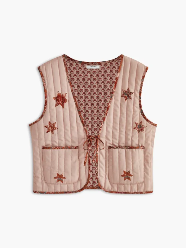 Boheme Double-Sided Tie Vest sold by COMMENSE