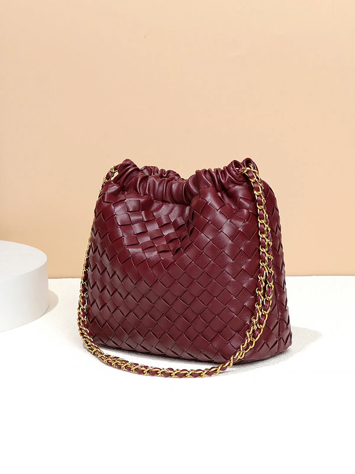 Woven Top-Handle & Shoulder Bag sold by COMMENSE product image thumbnail 2