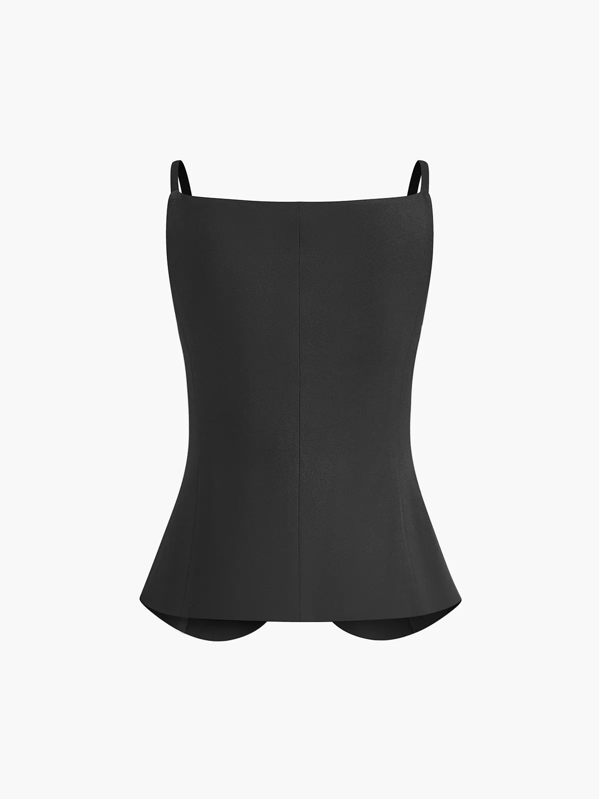 Button Split Cami Vest sold by COMMENSE product image thumbnail 2