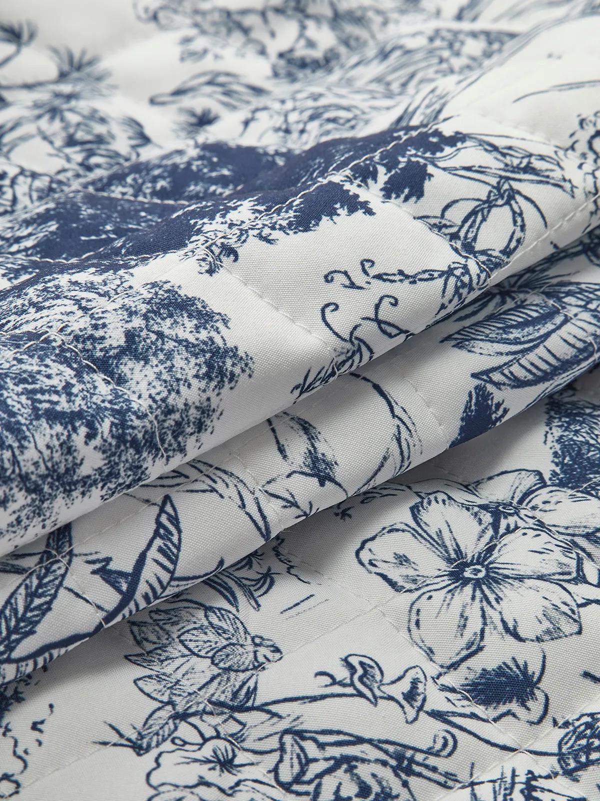 Boheme Printed Pockets Vest sold by COMMENSE product image thumbnail 4