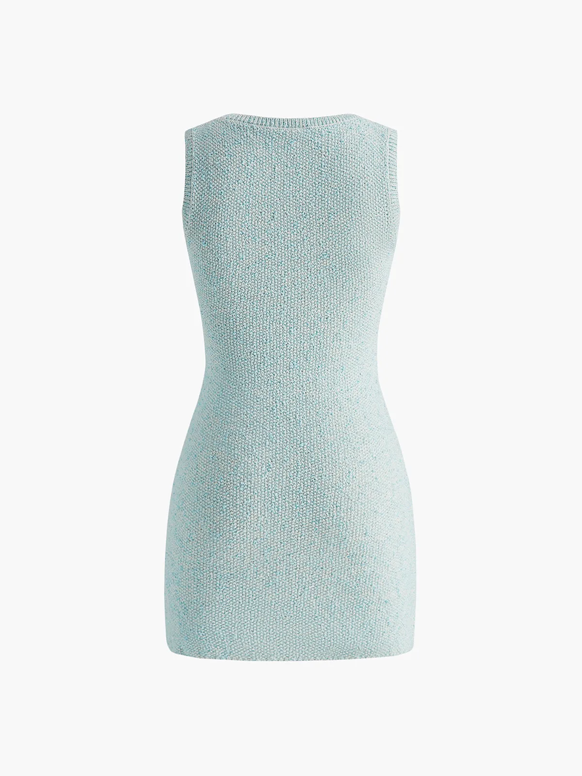 Crew Neck Slim Knit Tank Dress sold by COMMENSE product image thumbnail 2