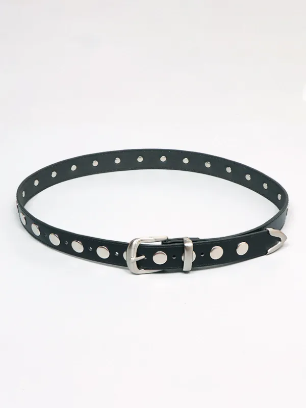 Soft-Buckle Studded Belt sold by COMMENSE