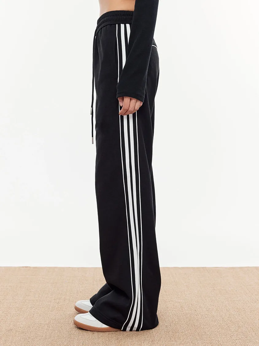 Contrast Piping Drawstring Sweatpants sold by COMMENSE product image thumbnail 3