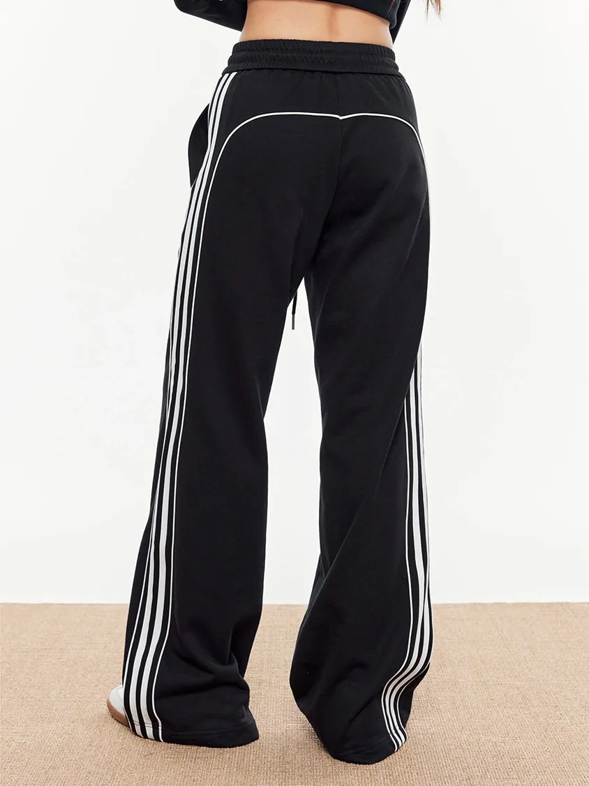 Contrast Piping Drawstring Sweatpants sold by COMMENSE product image thumbnail 5
