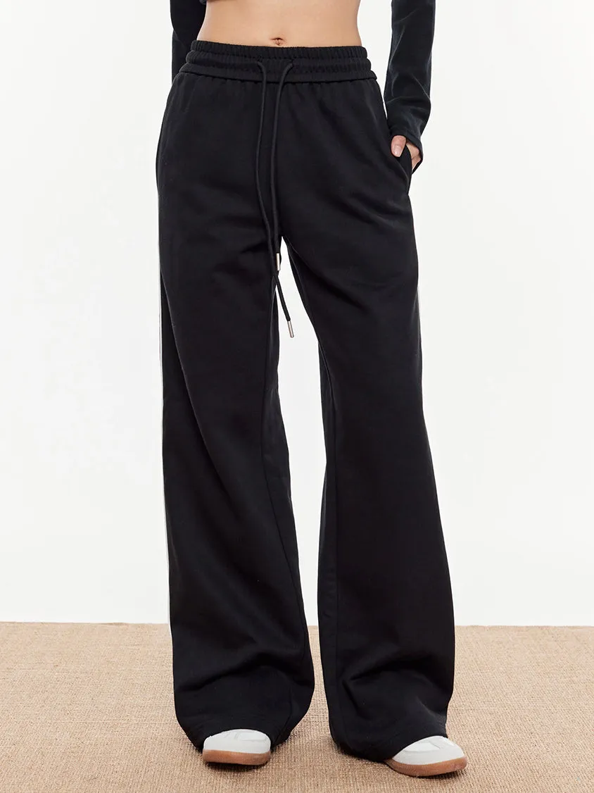 Contrast Piping Drawstring Sweatpants sold by COMMENSE product image thumbnail 2