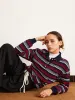 Retro Striped Polo T-Shirt sold by COMMENSE
