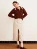 Cable Knit Button Polo Sweater sold by COMMENSE