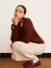 Cable Knit Button Polo Sweater sold by COMMENSE
