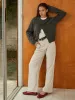 Plain Bow-Breasted Cardigan sold by COMMENSE