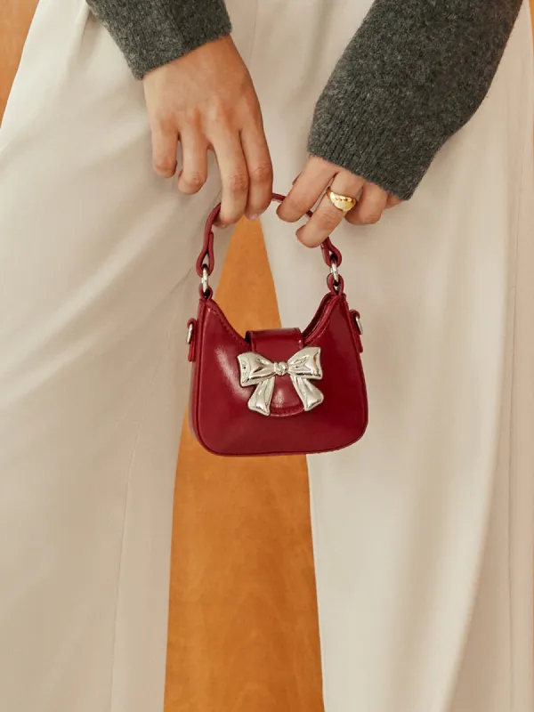 Bow Flap Mini Tote Bag sold by COMMENSE