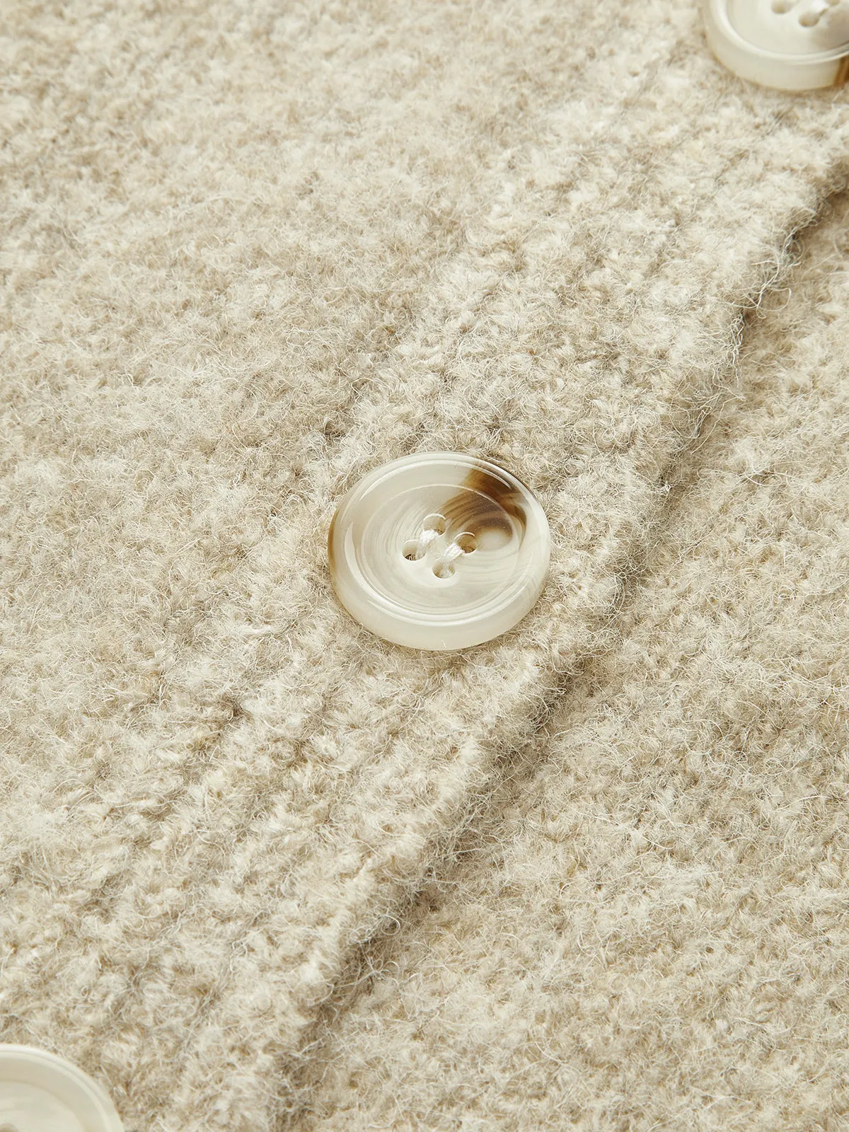 Floral Detail V-Neck Cardigan sold by COMMENSE product image thumbnail 3