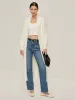 Minimalist Fuzzy Long Cardigan sold by COMMENSE