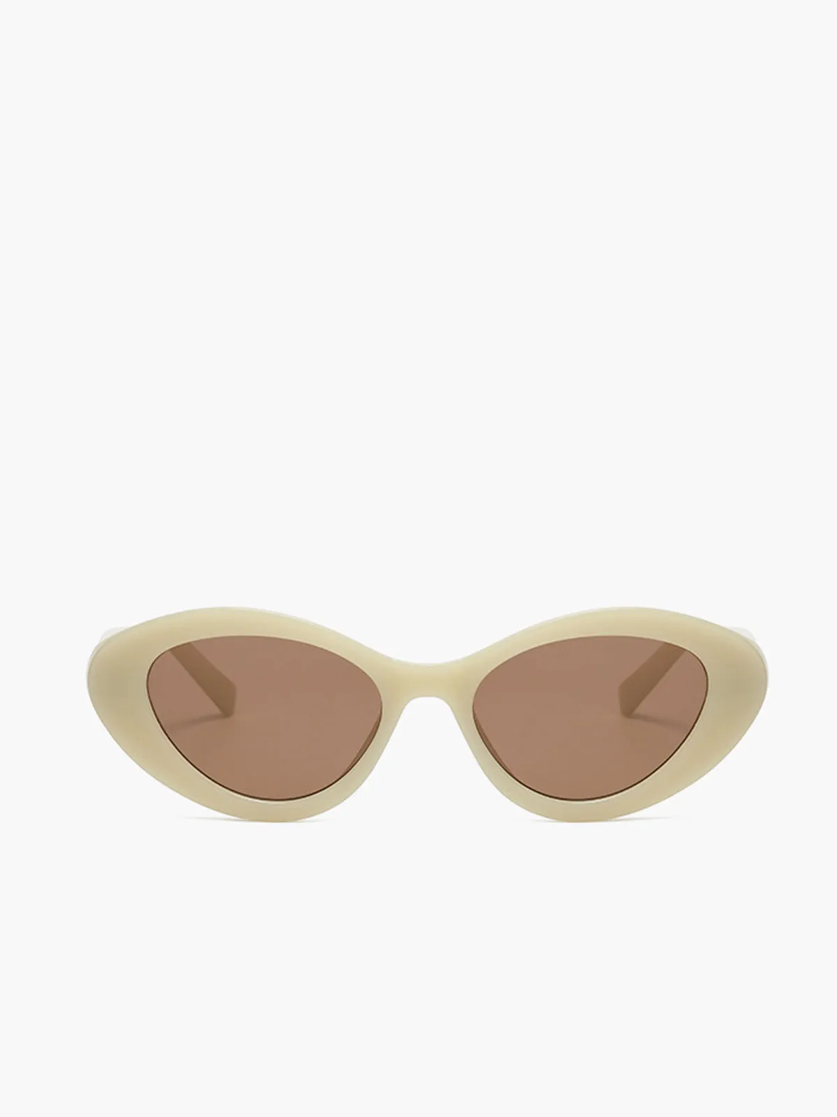 Cream Cat-Eye Sunglasses sold by COMMENSE product image thumbnail 2