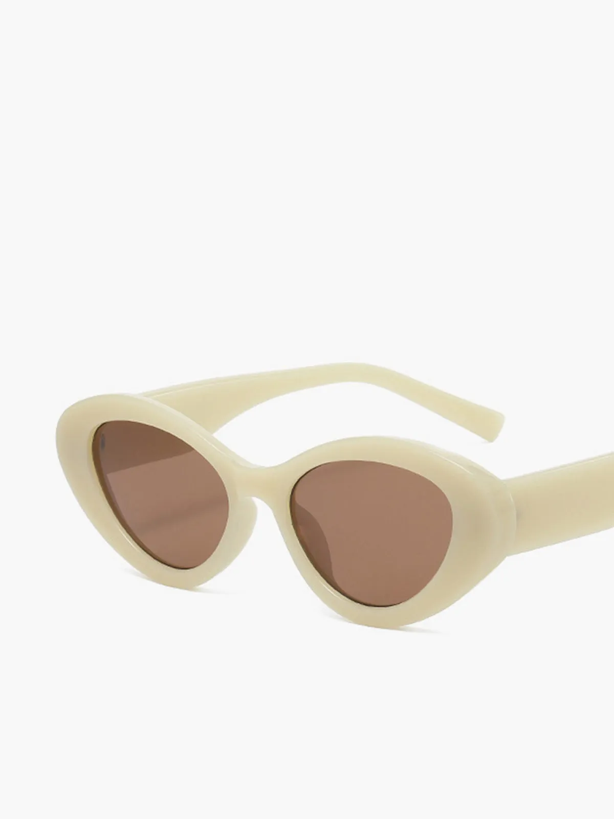 Cream Cat-Eye Sunglasses sold by COMMENSE product image thumbnail 3