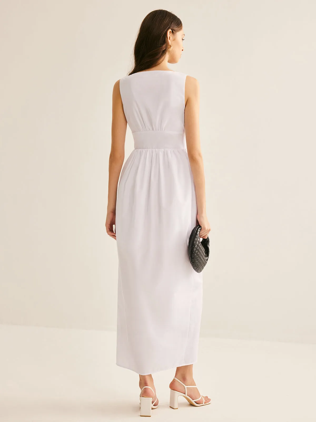 Bud Waist Pockets Tank Dress sold by COMMENSE product image thumbnail 5