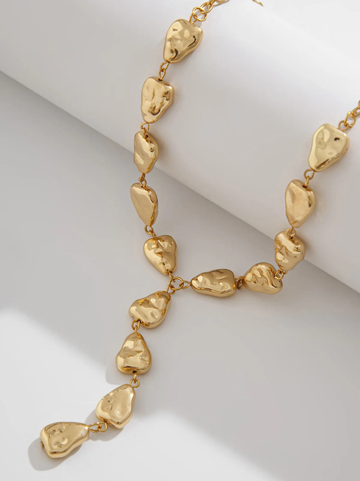 Baroque Beaded Y-Shape Pendant Necklace sold by COMMENSE product image thumbnail 4