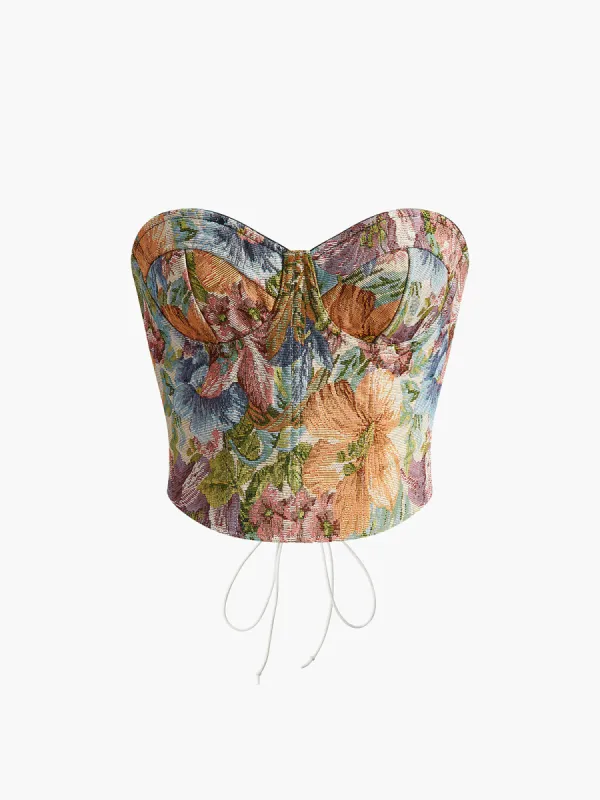 Drawstring Wrap Corset sold by COMMENSE