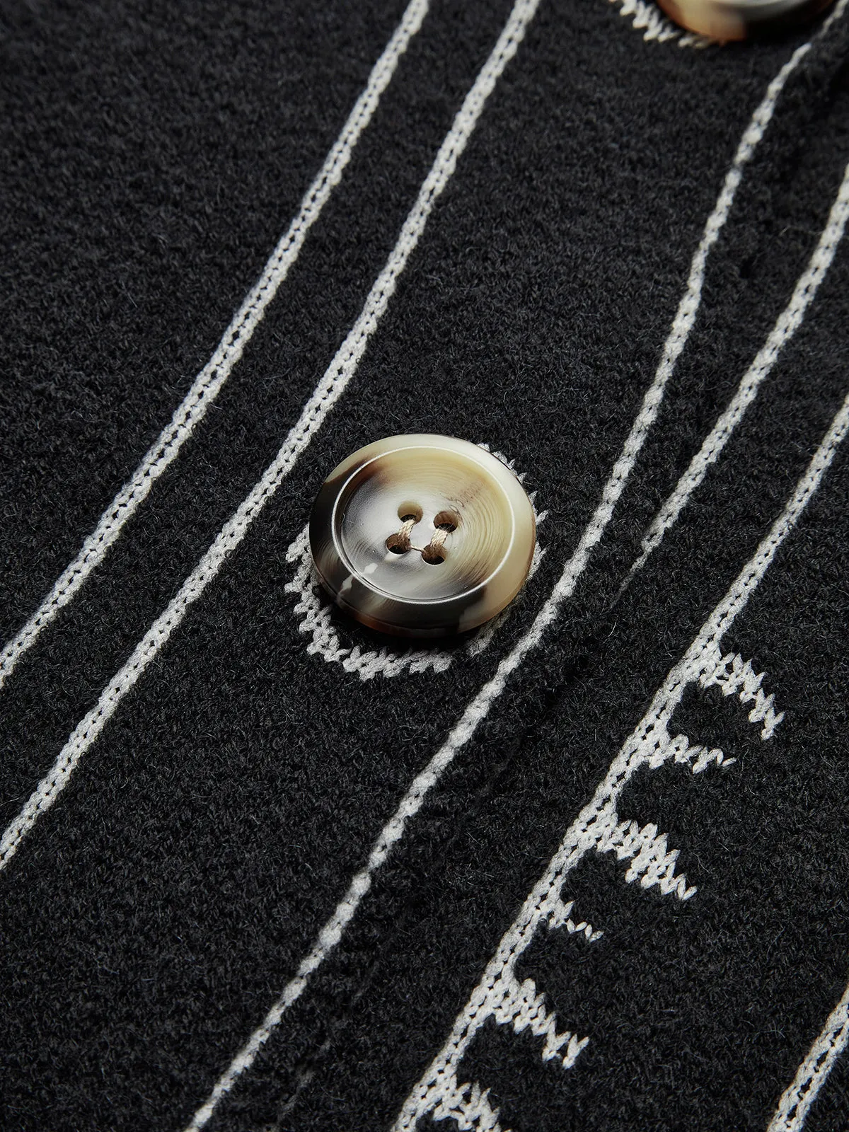 Vintage V-Neck Button Cardigan sold by COMMENSE product image thumbnail 3