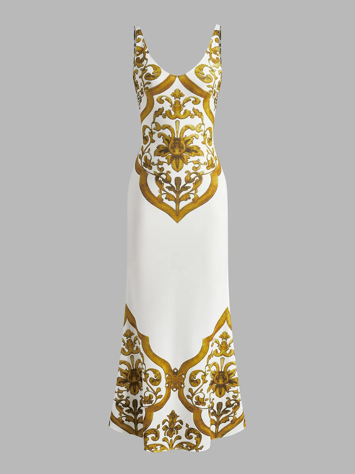 Printed Jersey Tank Long Dress sold by COMMENSE