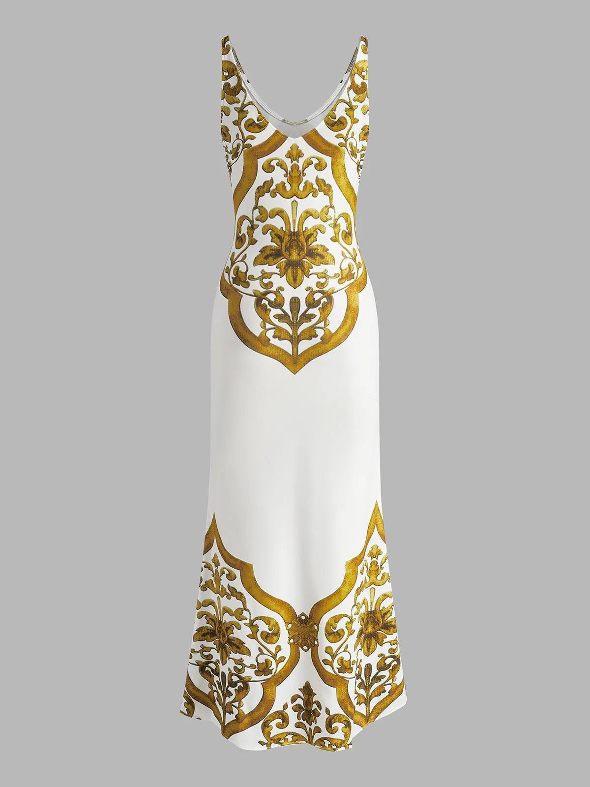 Printed Jersey Tank Long Dress sold by COMMENSE product image thumbnail 2